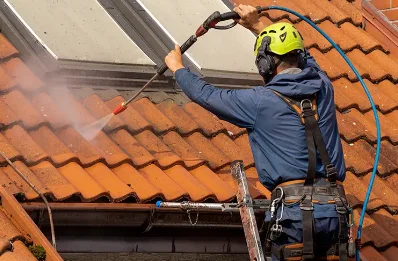 Démoussage et hydrofuge de toiture à Soussans